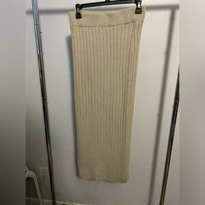 TOPSHOP Sweater Skirt | Tan | Size 4-6 US